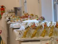 Volker-Homann-Stiftung: Buffet bei der Übergabe der KiTa.