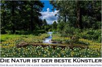 Die Wasserstreppe mit den Osterglocken in Werner Semmlers Werk Queen-Auguste-Victoria-Park