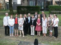 Alfons Theis aus Umkirch  im Kreis der Abteilung Schulen und Hochschulen neben Domkapitular Msgr. Dr. Axel Mehlmann.
