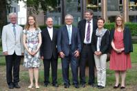 Abschied aus dem Dienst des Erzbischofs von Freiburg: Alfons Theis, Umkirch mit Domkapitular Msgr. Dr. Axel Mehlmann