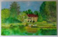 Gemälde von Gabriele Burgmann aus dem Queen-Auguste-Victoria-Park, Umkirch